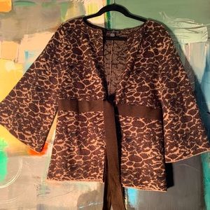 Willi Smith Animal Print Sweater